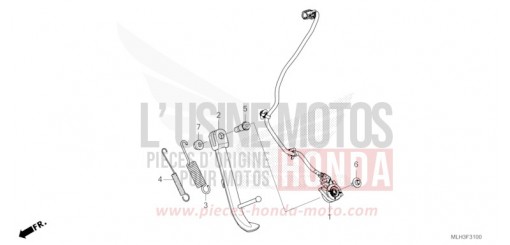 BEQUILLE LATERALE CMX500AS de 2025